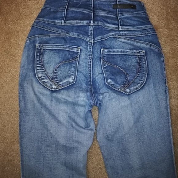 Stretch Denim High Waist Jeans - Picture 7 of 7